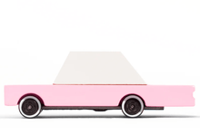 Load image into Gallery viewer, CandyCar Wooden Pink Sedan - These Hands Makers Collective