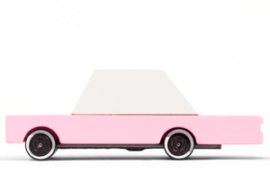 CandyCar Wooden Pink Sedan - These Hands Makers Collective