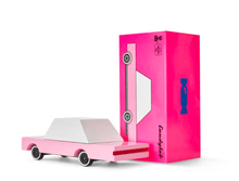 Load image into Gallery viewer, CandyCar Wooden Pink Sedan - These Hands Makers Collective