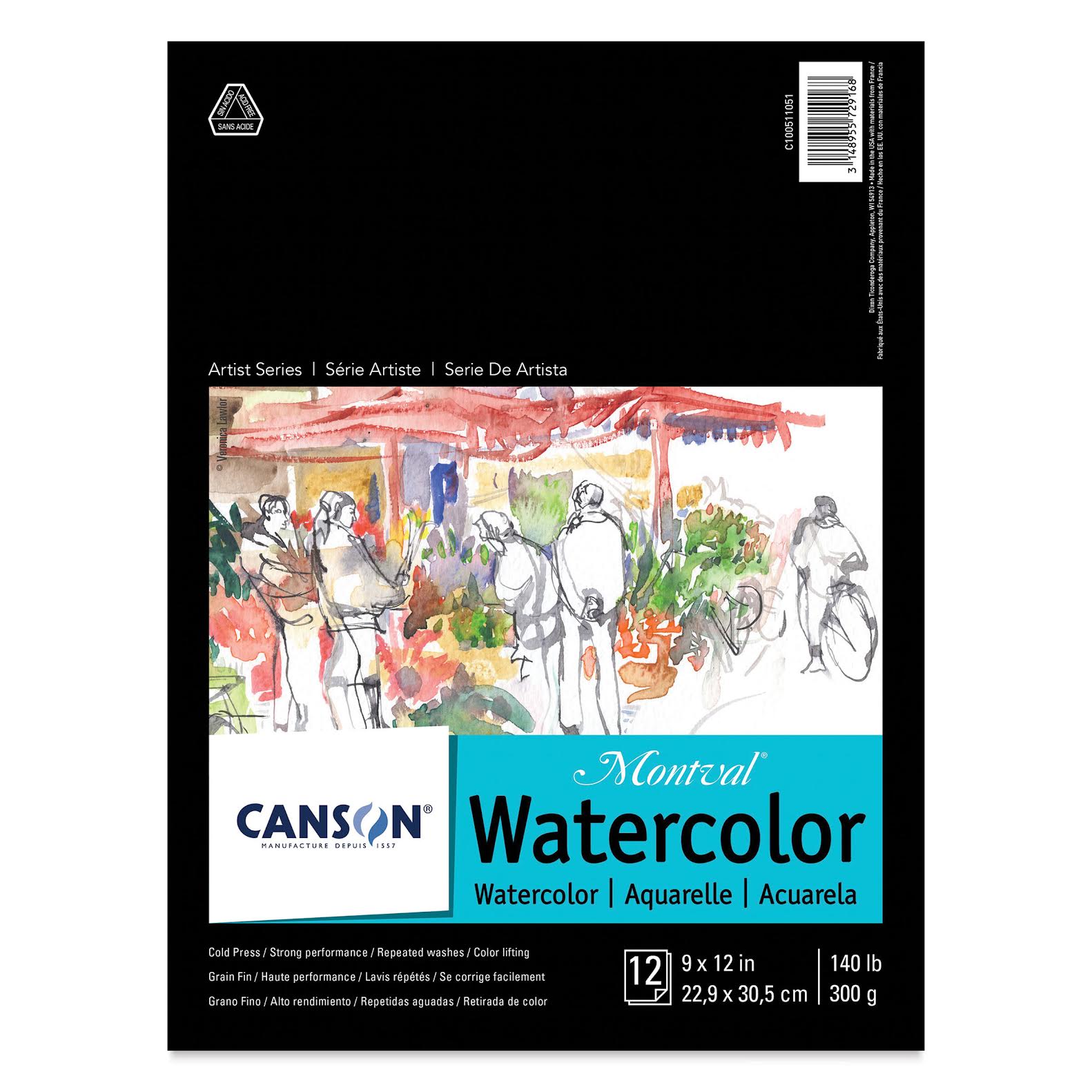 Canson Montval Watercolor Book - These Hands Makers Collective