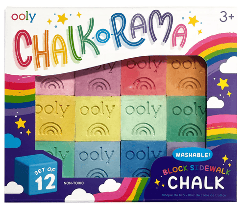 Chalk - O - Rama Sidewalk Chalk - Set of 12 - These Hands Makers Collective