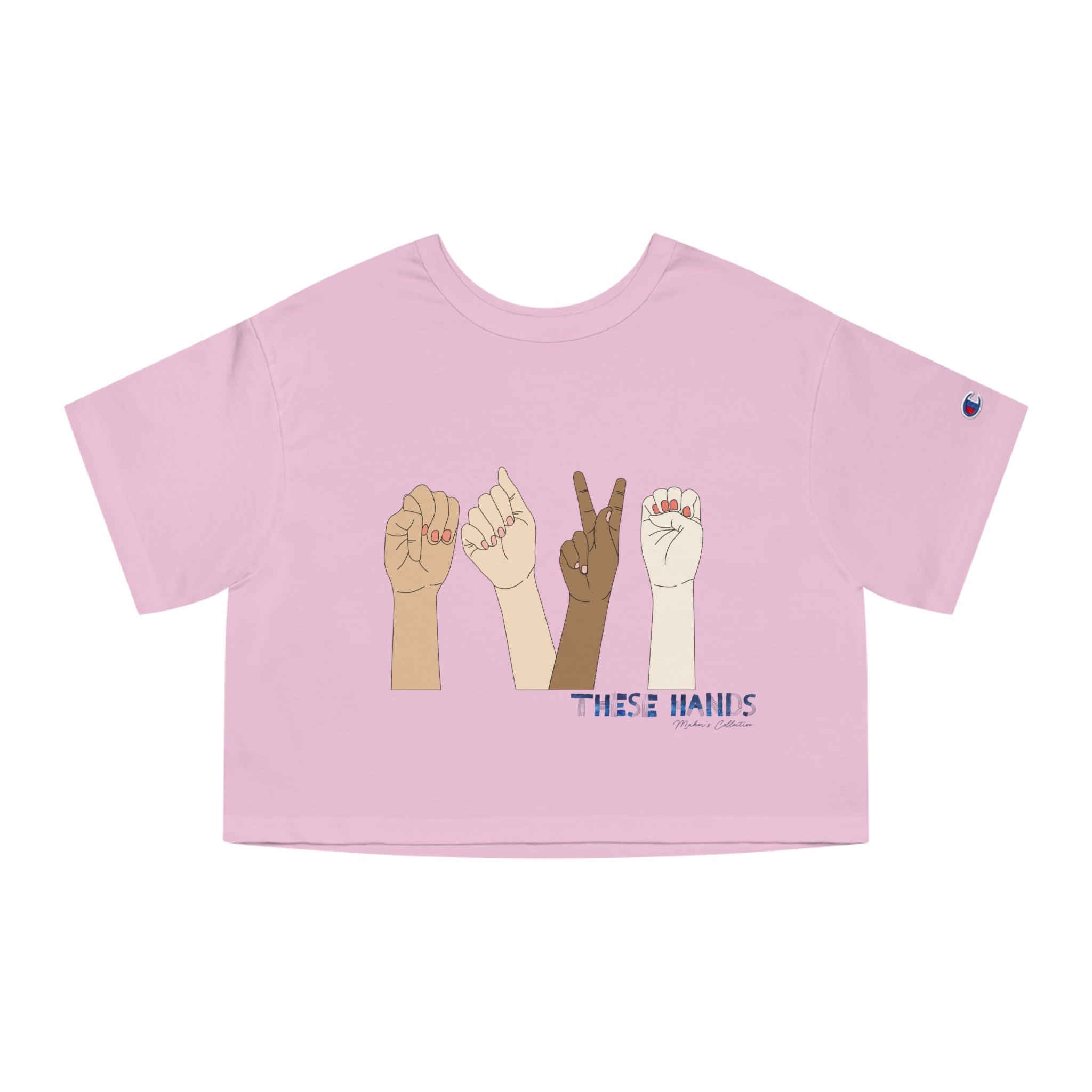 Champion Women's Heritage Cropped T-Shirt - These Hands Makers Collective