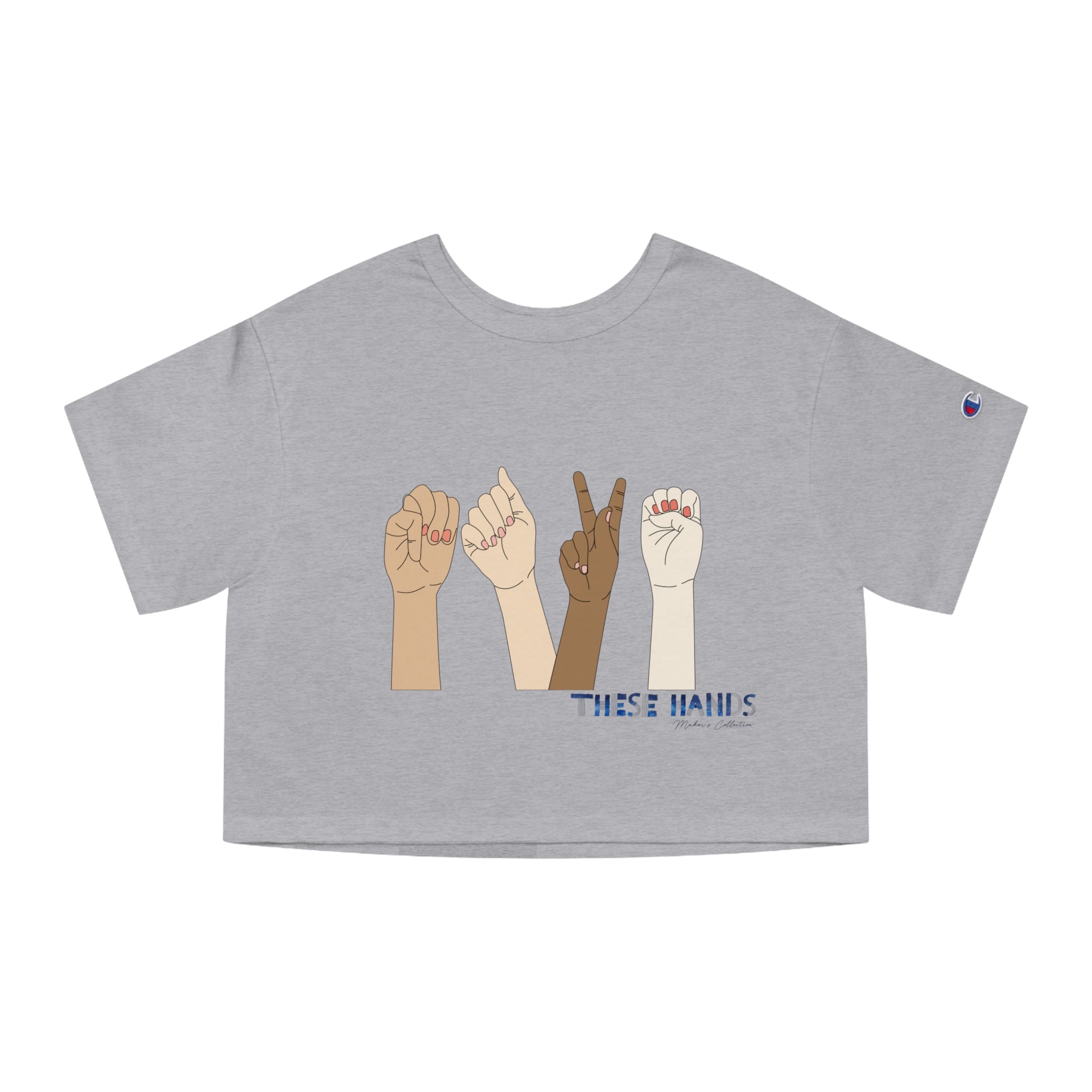 Champion Women's Heritage Cropped T-Shirt - These Hands Makers Collective