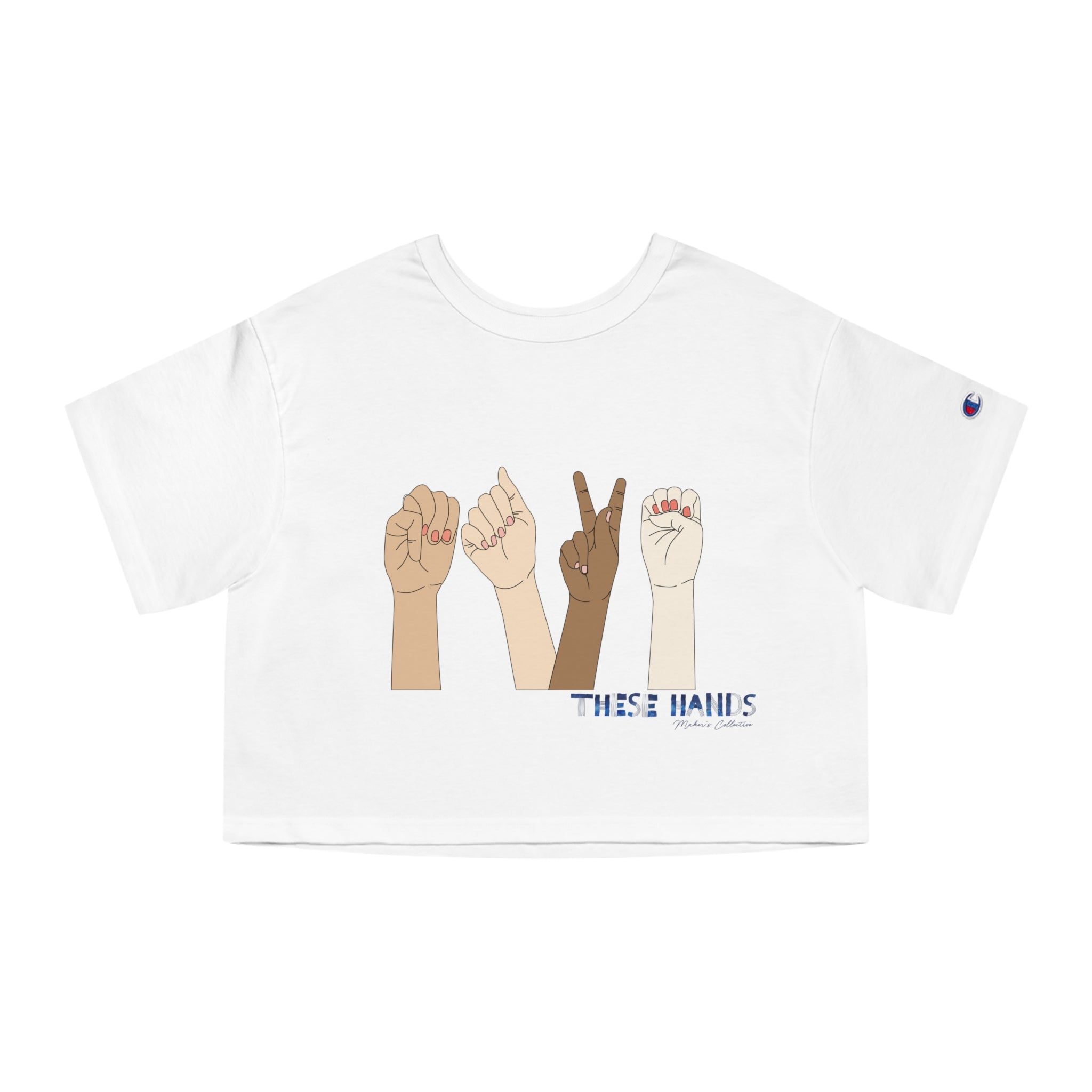 Champion Women's Heritage Cropped T-Shirt - These Hands Makers Collective