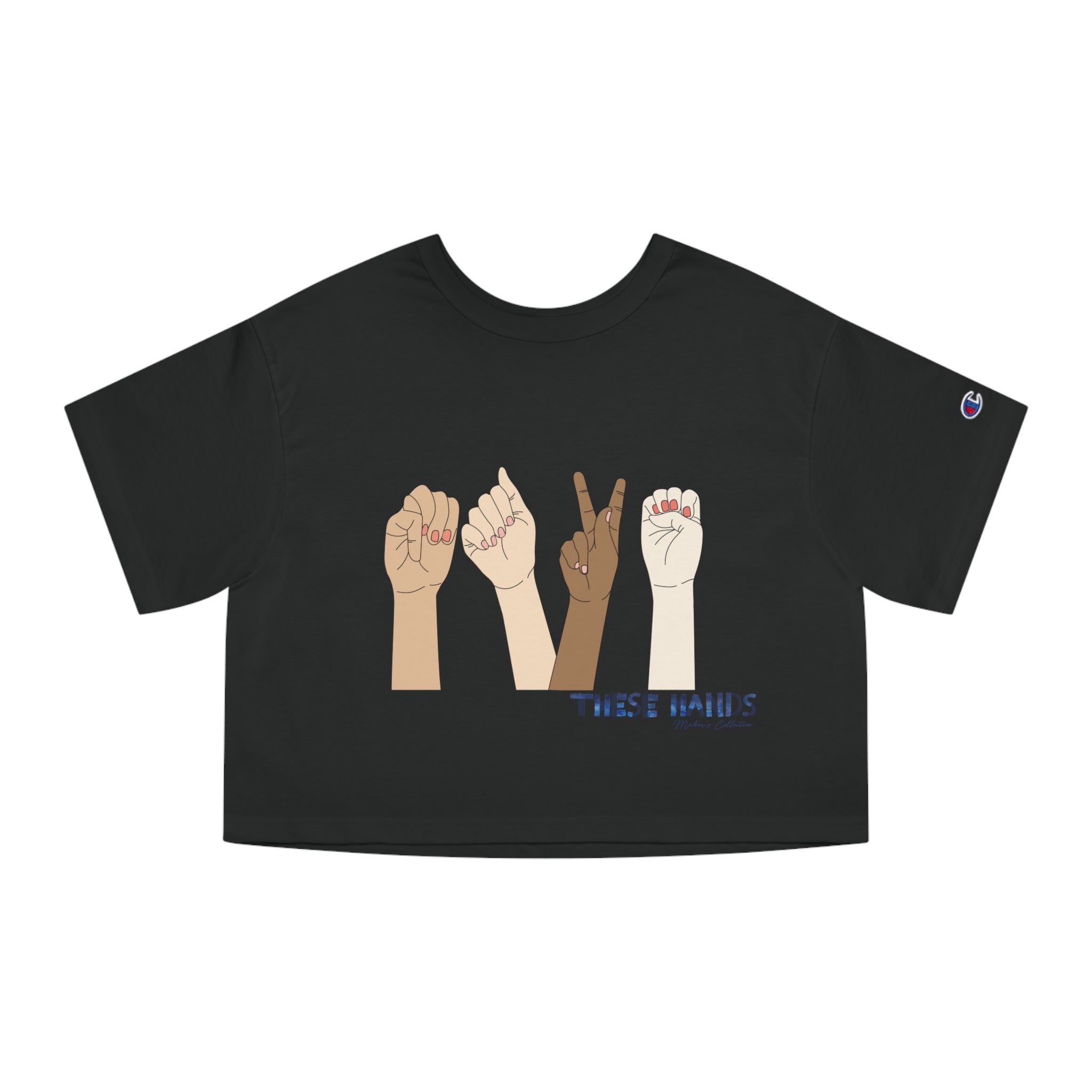 Champion Women's Heritage Cropped T-Shirt - These Hands Makers Collective