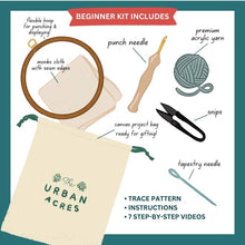 Load image into Gallery viewer, Cherries Punch Needle Kit: Beginner Kit - These Hands Makers Collective