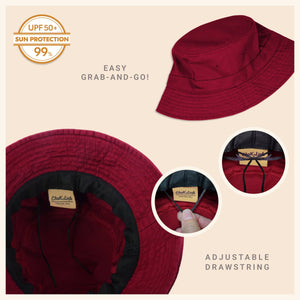 CHOK.LIDS Canvas Bucket Hat: Latte - These Hands Makers Collective