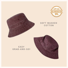Load image into Gallery viewer, CHOK.LIDS Canvas Bucket Hat: Midnight - These Hands Makers Collective