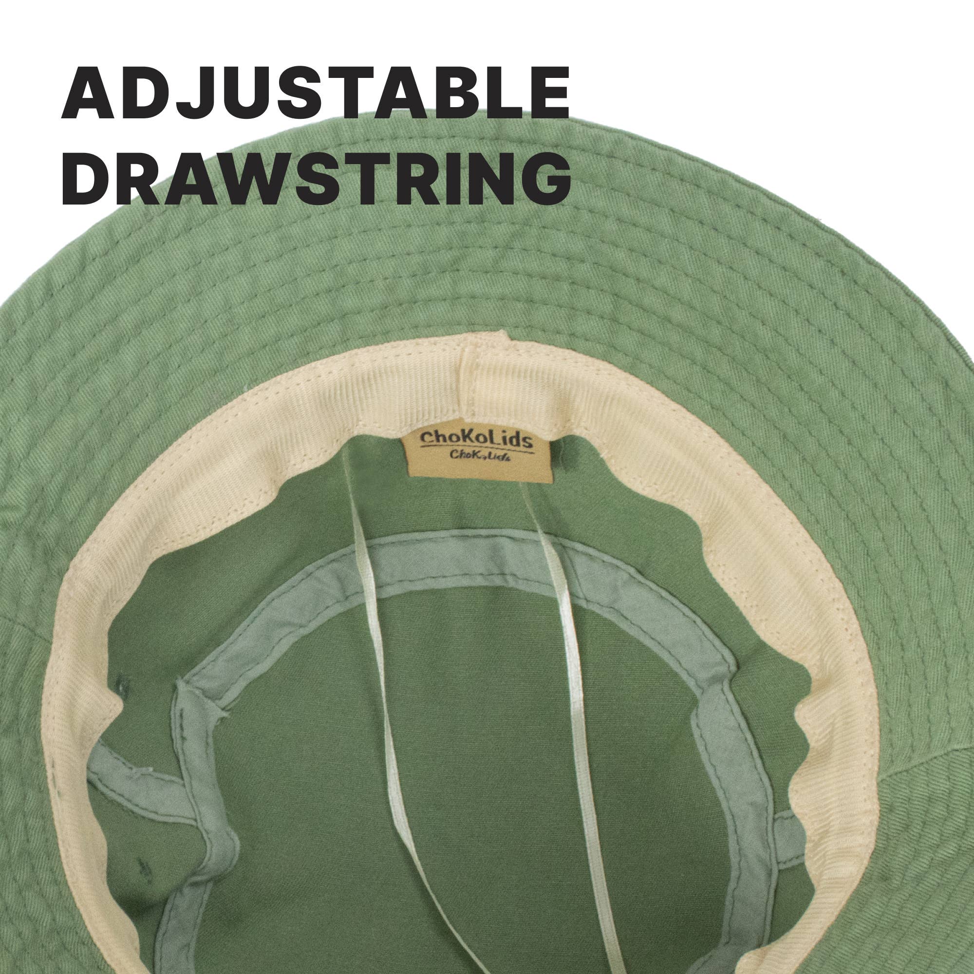 CHOK.LIDS Canvas Bucket Hat: White - These Hands Makers Collective