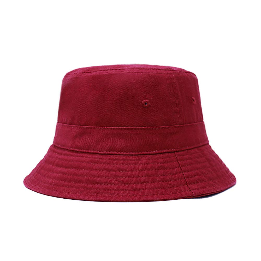 CHOK.LIDS Canvas Bucket Hat: White - These Hands Makers Collective