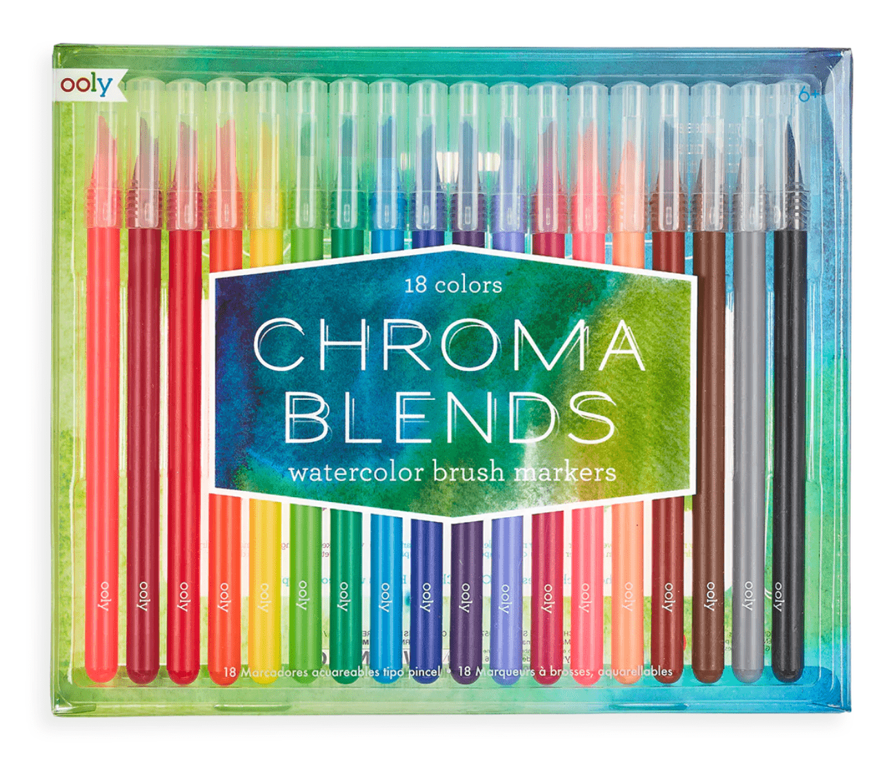 Chroma Blends Watercolor Brush Markers - Set of 18 - These Hands Makers Collective