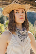 Load image into Gallery viewer, Classic Paisley Floral Bandana - Lightweight Cotton 🌼: Rust - These Hands Makers Collective