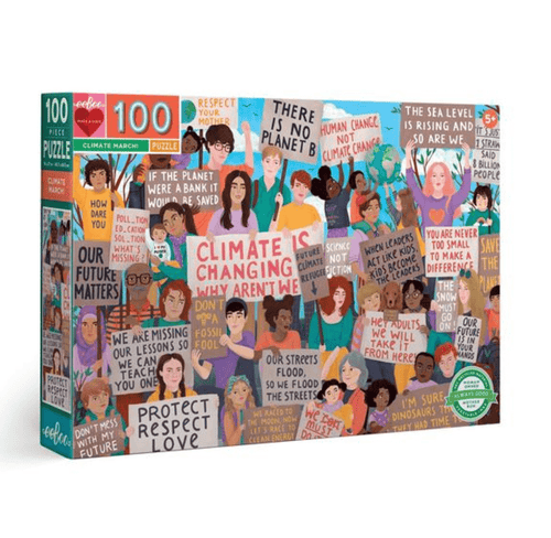 Climate March! Puzzle (100 Pieces) - These Hands Makers Collective