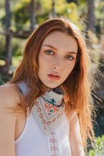 Load image into Gallery viewer, 🌿 Colorful Paisley Headscarf - Retro, Colorful, Chic: Blue - These Hands Makers Collective