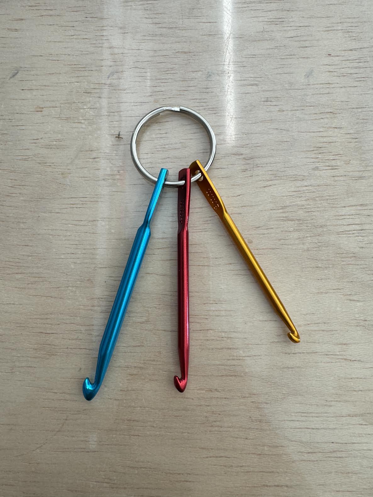 Crochet Hook Keychain (Set of 3) - These Hands Makers Collective
