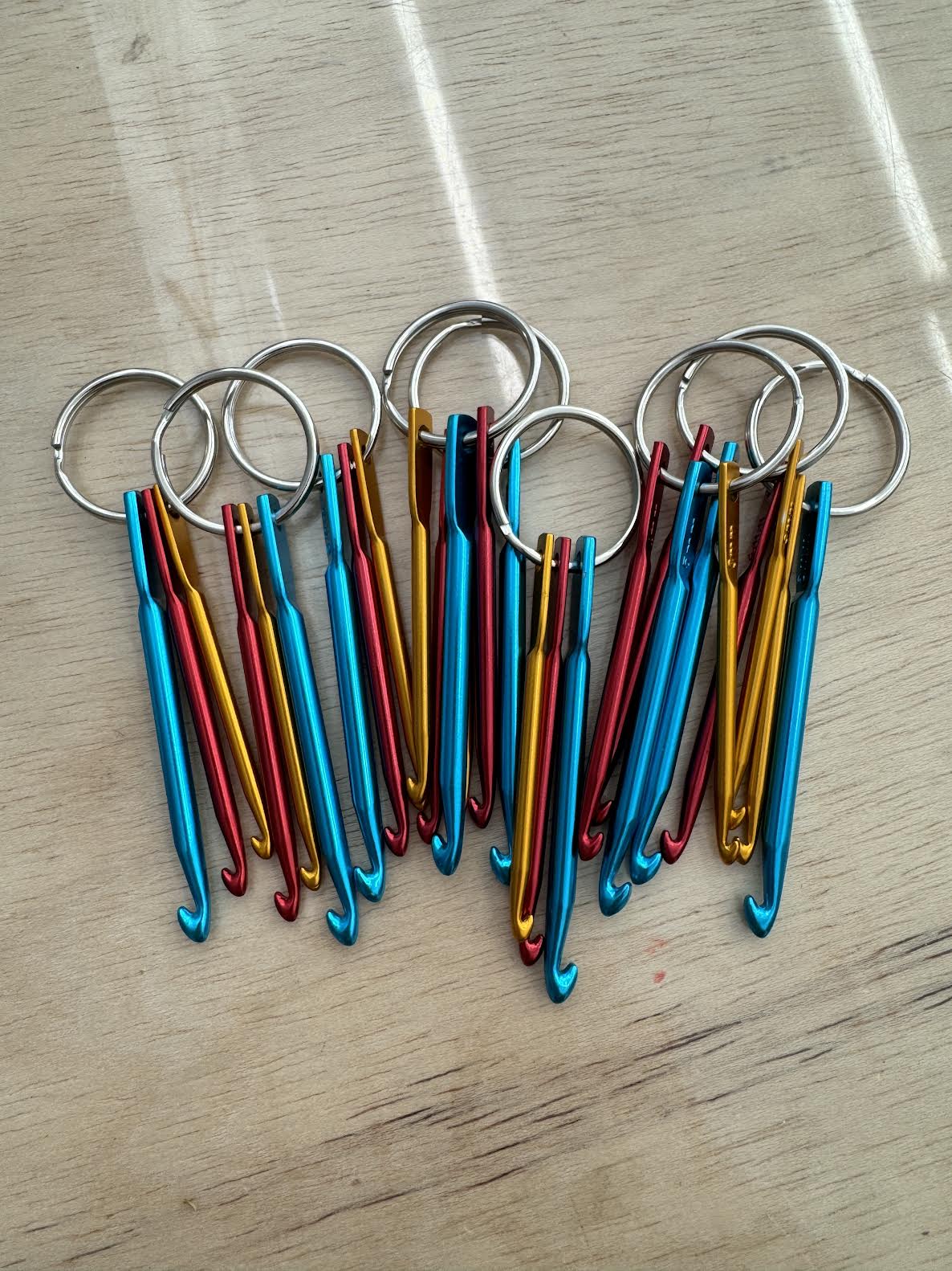 Crochet Hook Keychain (Set of 3) - These Hands Makers Collective