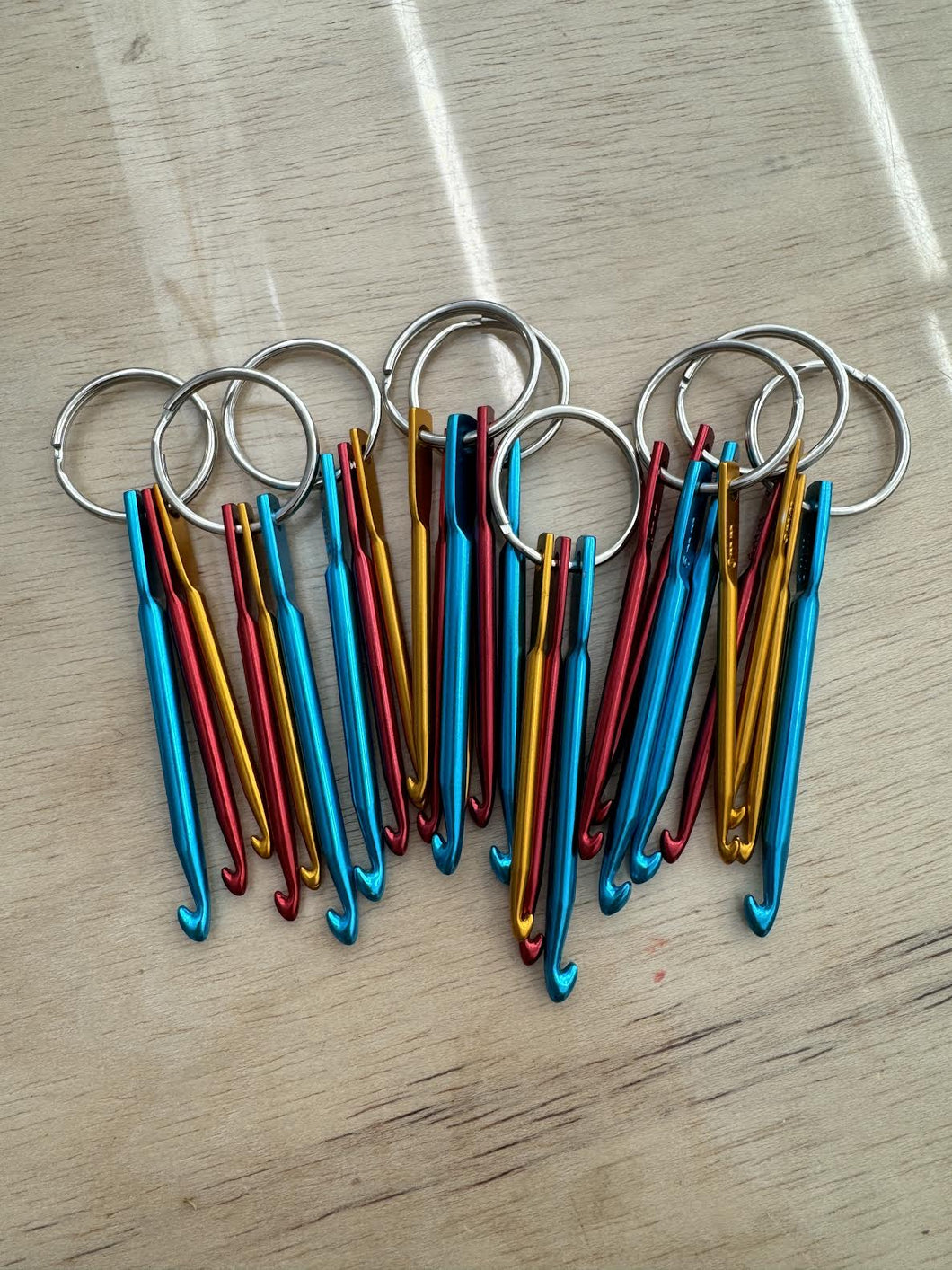 Crochet Hook Keychain (Set of 3) - These Hands Makers Collective