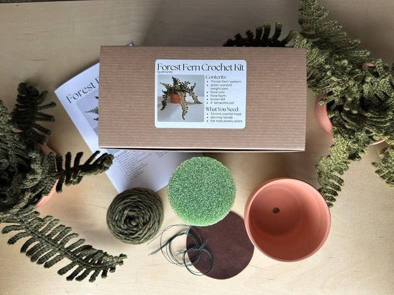 Crochet Kit - Forest Fern - These Hands Makers Collective