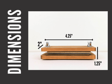 Load image into Gallery viewer, Custom Design Pocket Sized Flower Press | 2"x4": Brass / Cherry - These Hands Makers Collective