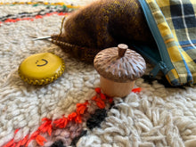 Load image into Gallery viewer, Stitch Marker Holding Acorn