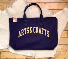 Load image into Gallery viewer, Arts And Crafts Large Zip Tote