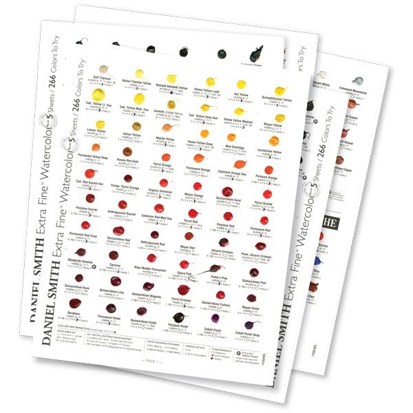 Daniel Smith Extra Fine Watercolor Dot Cards 266 + Gouache - These Hands Makers Collective