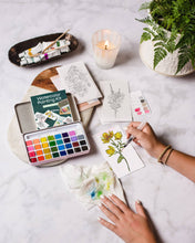 Load image into Gallery viewer, Wildflower Meadow watercolor painting kit