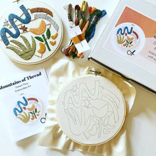 Load image into Gallery viewer, Desert Flow Embroidery Kit with Supplies - These Hands Makers Collective
