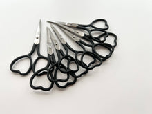 Load image into Gallery viewer, Heart embroidery scissors, small sewing scissors: Mint