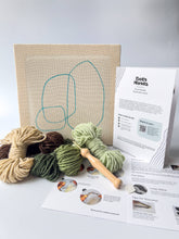 Load image into Gallery viewer, "Pebbles" - Beginner Punch Needle Kit - Wall Art: Grove
