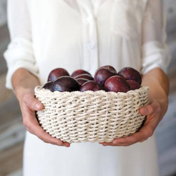 Jessie Twined Rope Bowl Kit: Blush