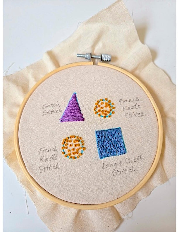 AUG 21st- 3D Geometric Embroidery Workshop (Intermediate)