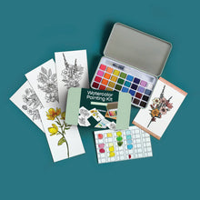 Load image into Gallery viewer, Wildflower Meadow watercolor painting kit