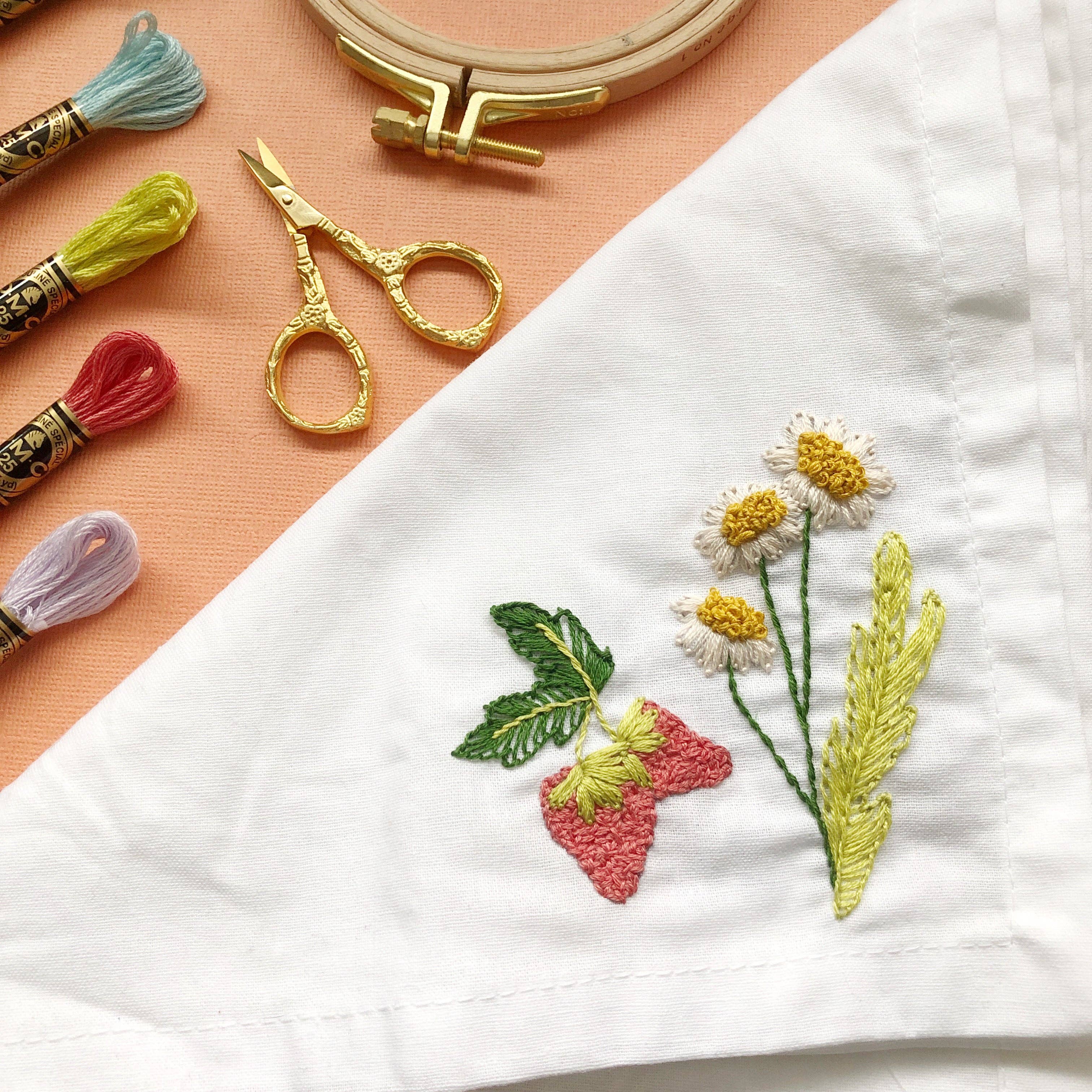 Forest Forage - Peel Stick and Stitch Hand Embroidery Patter