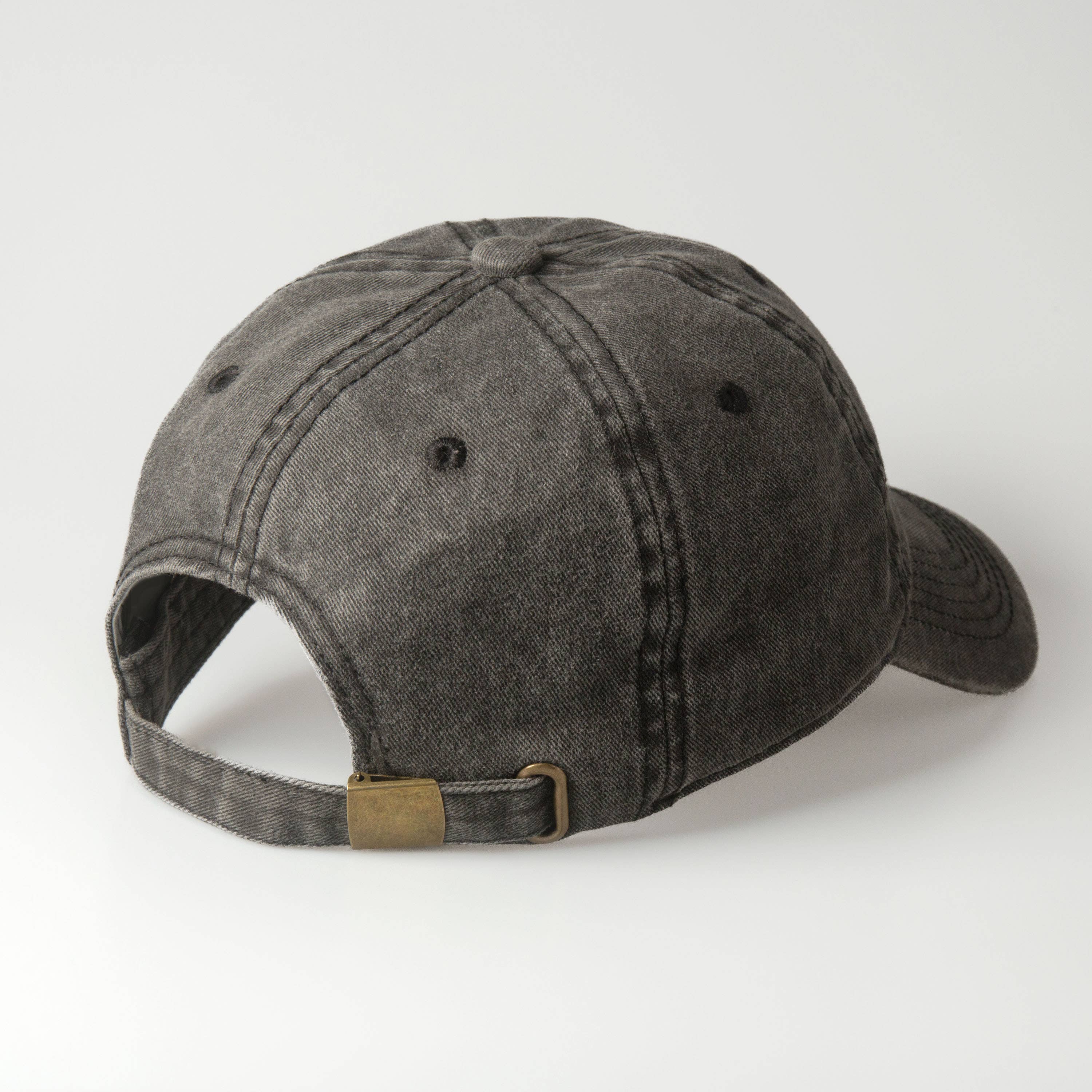 CHOK.LIDS Vintage Twill Baseball Cap: Charcoal