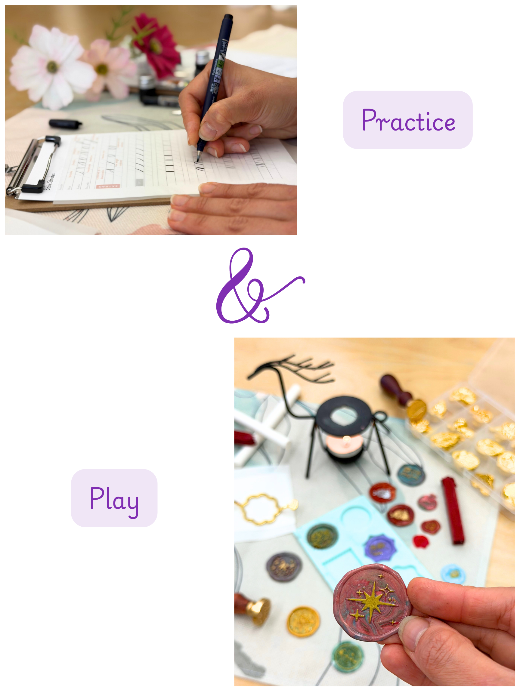 FEB 12th IN - PERSON - Calligraphy Club - Valentine's Day edition - These Hands Makers Collective