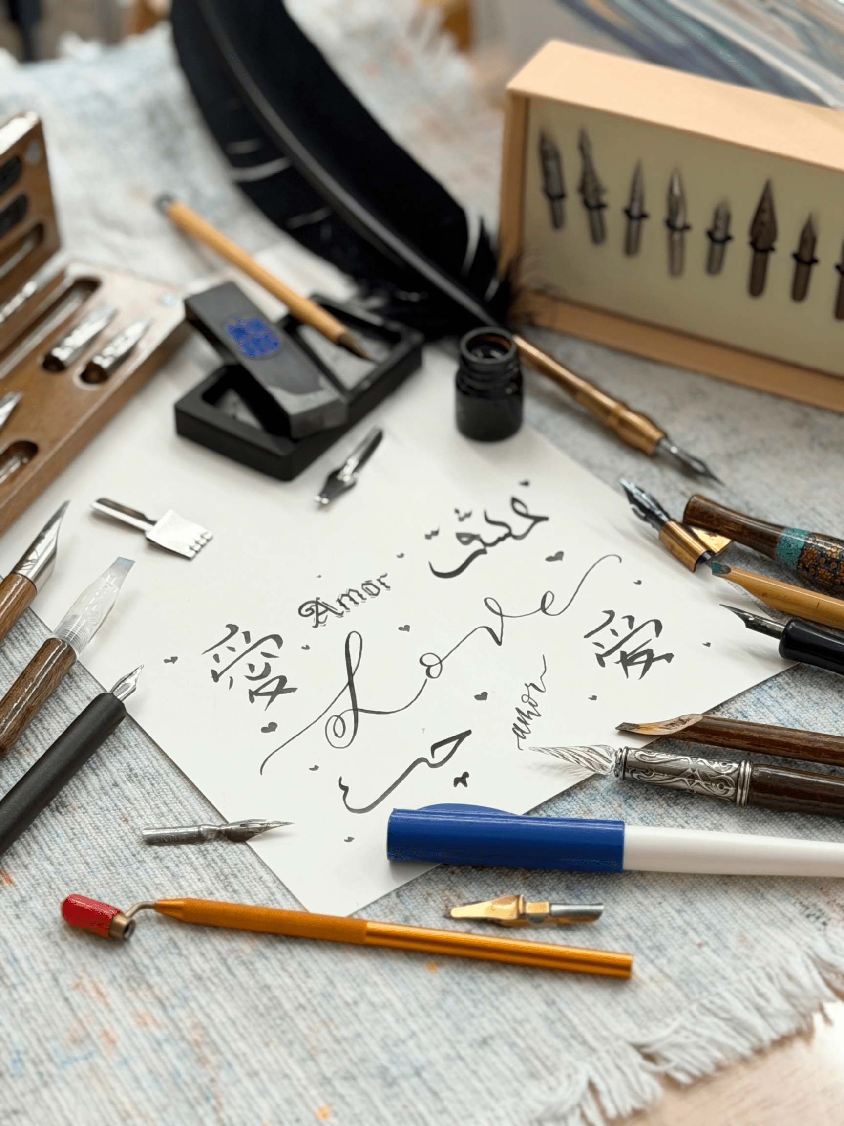 FEB 12th IN - PERSON - Calligraphy Club - Valentine's Day edition - These Hands Makers Collective