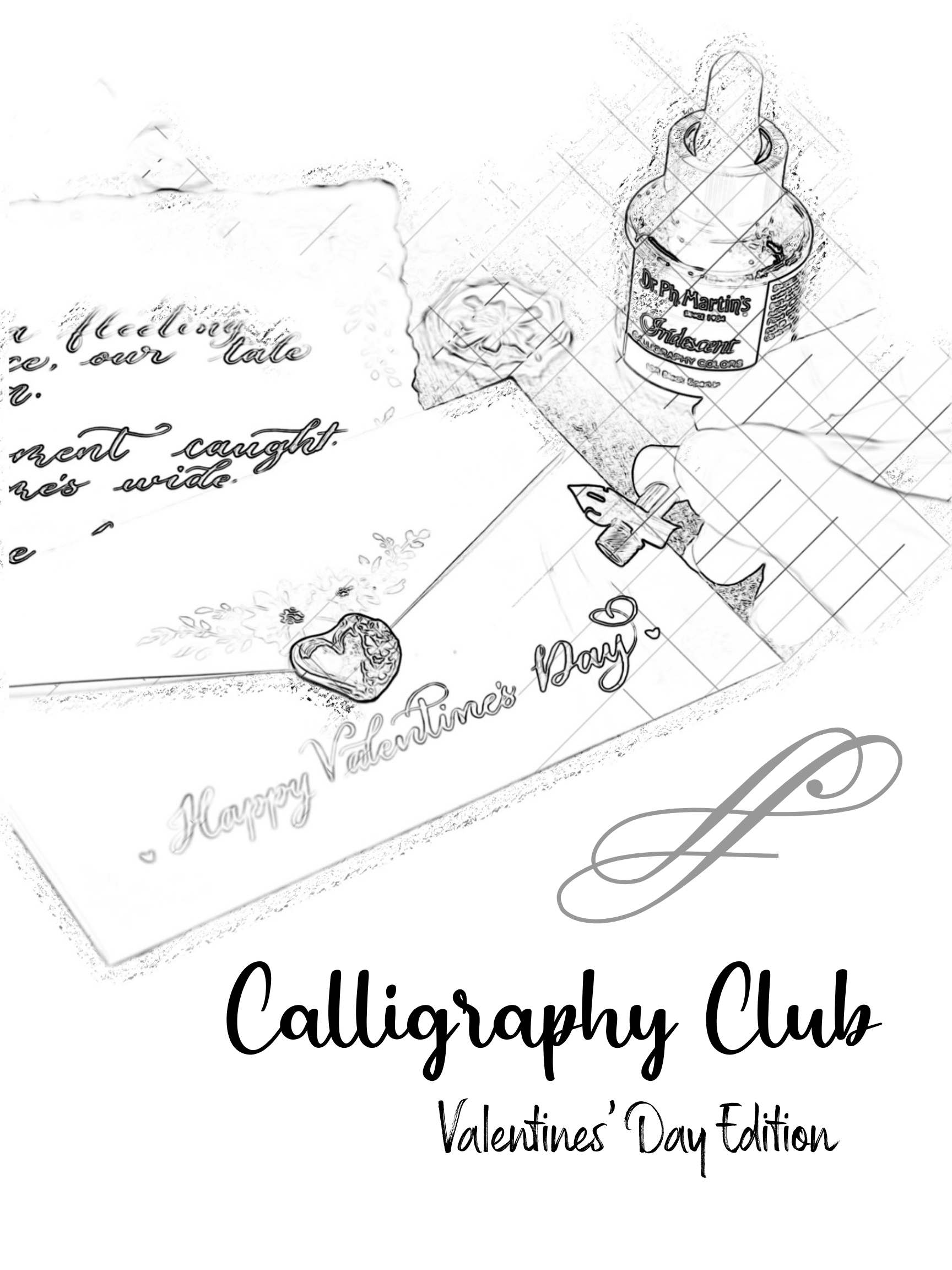 FEB 12th IN - PERSON - Calligraphy Club - Valentine's Day edition - These Hands Makers Collective