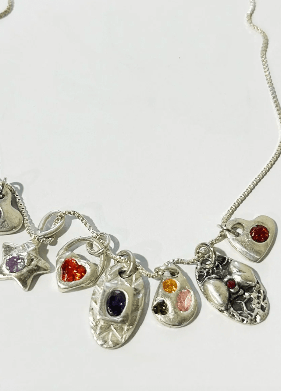 FEB 8th - IN PERSON - Silver Metal Clay Gem Charms - These Hands Makers Collective