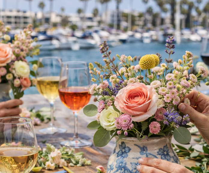 FEB 8th IN - PERSON - The Painted Vessel: Flowers + Wine Pairing @ STOA - These Hands Makers Collective