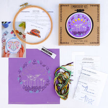 Load image into Gallery viewer, Fern + friends embroidery kit - These Hands Makers Collective