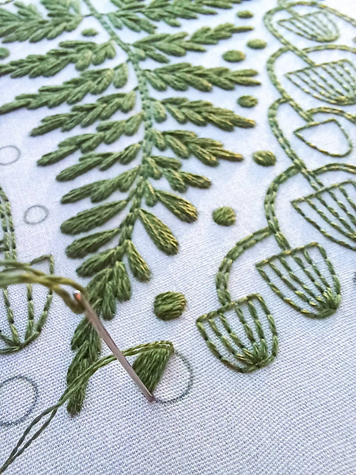 Fern + friends embroidery kit - These Hands Makers Collective