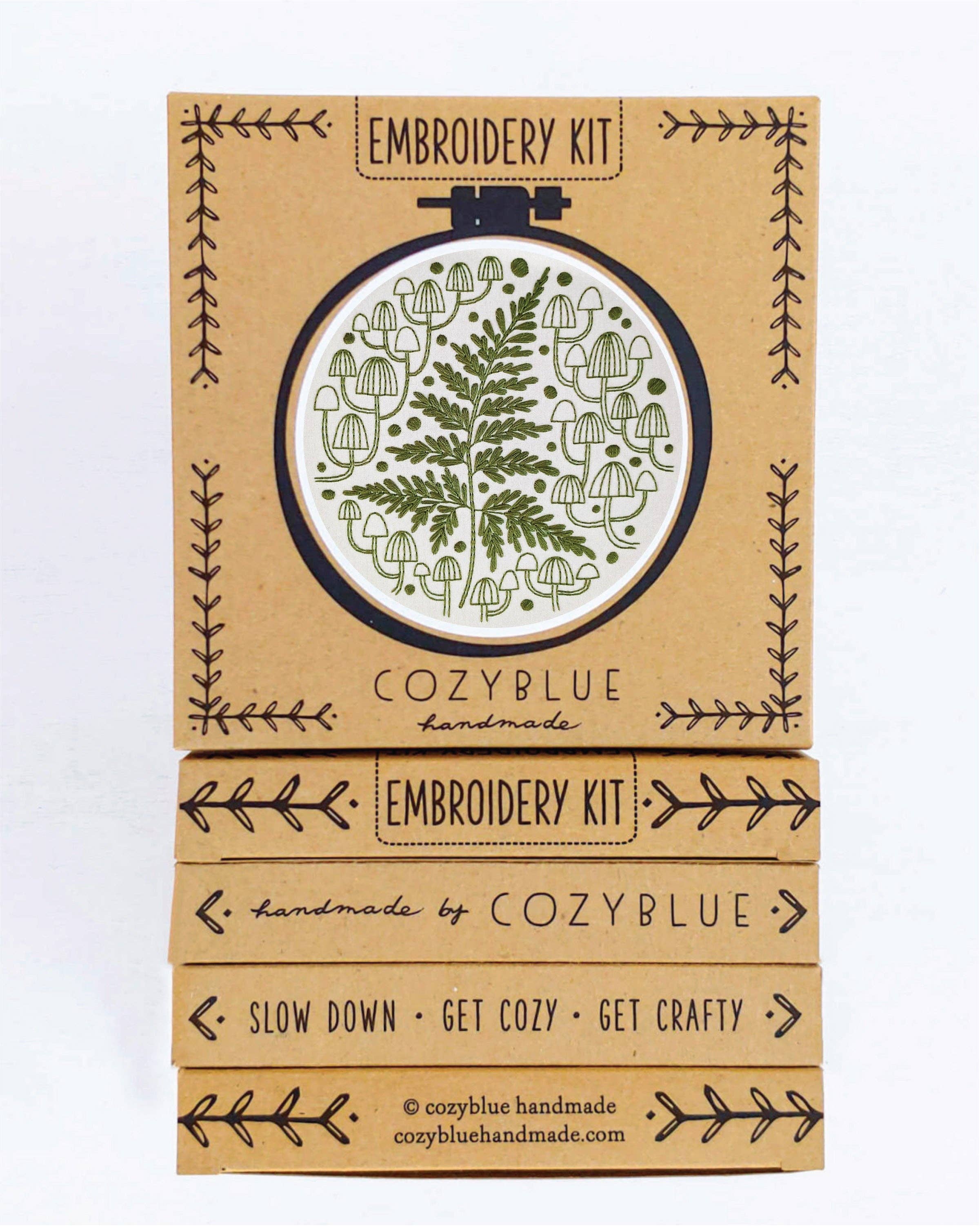 Fern + friends embroidery kit - These Hands Makers Collective
