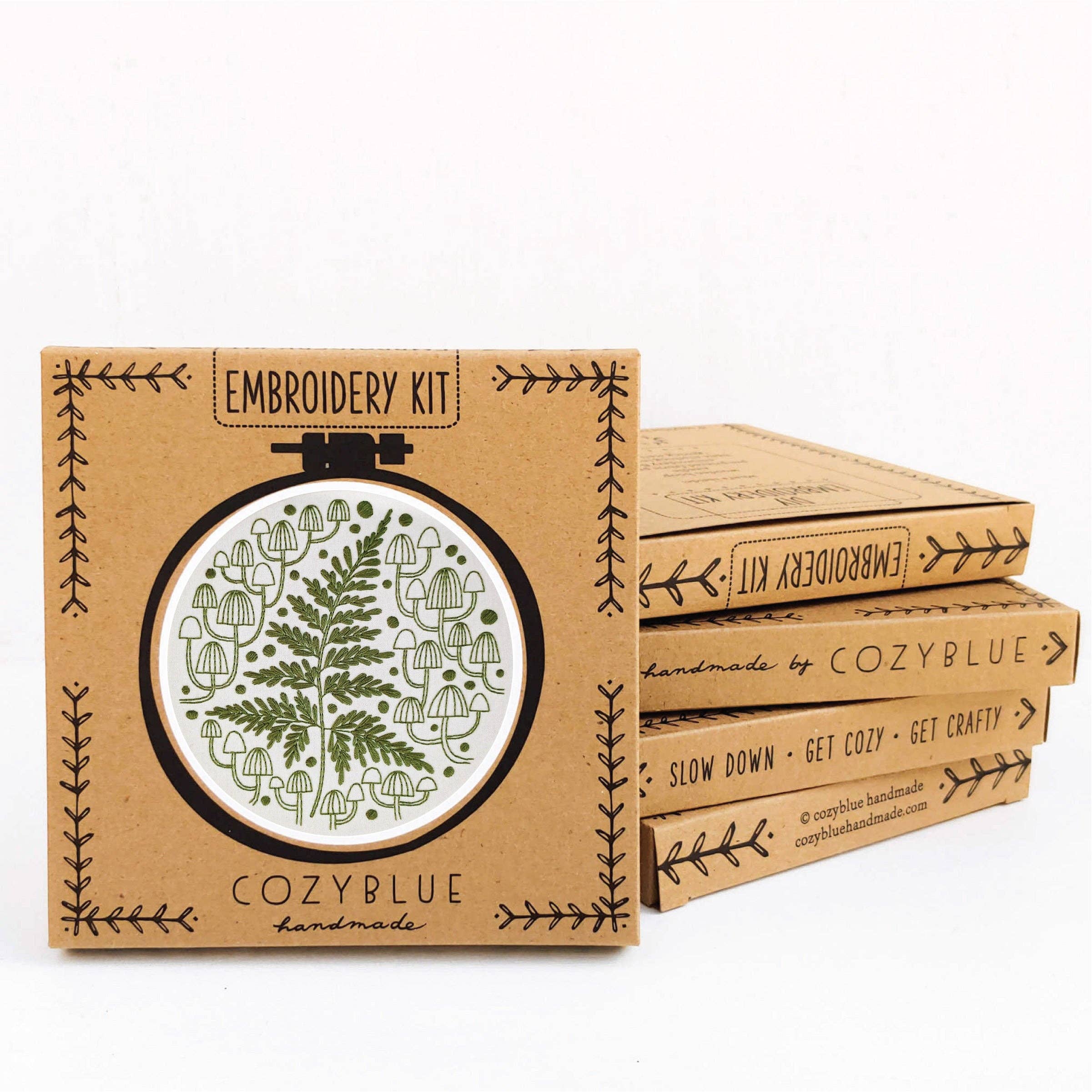 Fern + friends embroidery kit - These Hands Makers Collective