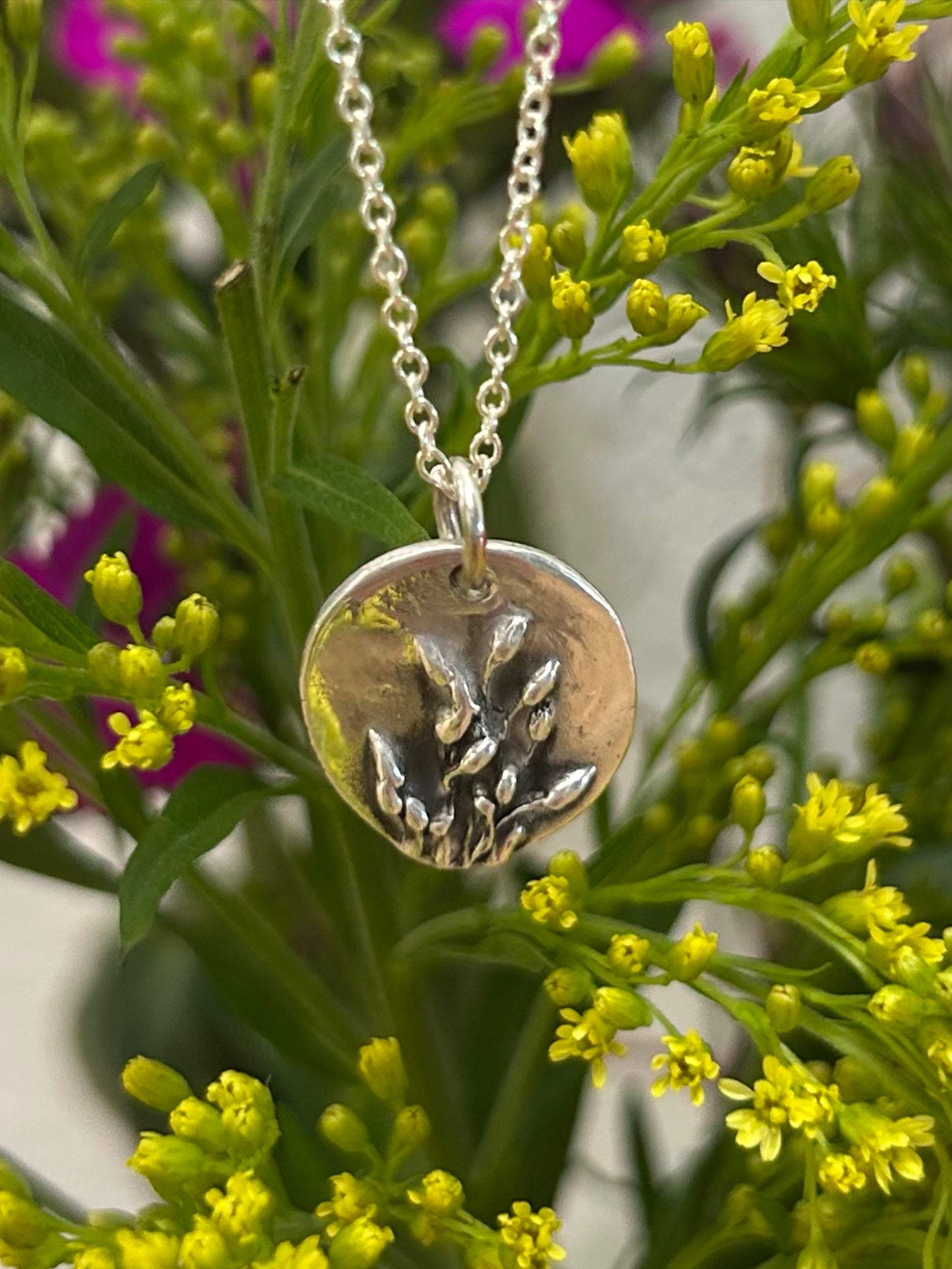 MAR 22nd - IN PERSON - Spring Bloom Pendants in Silver Metal Clay