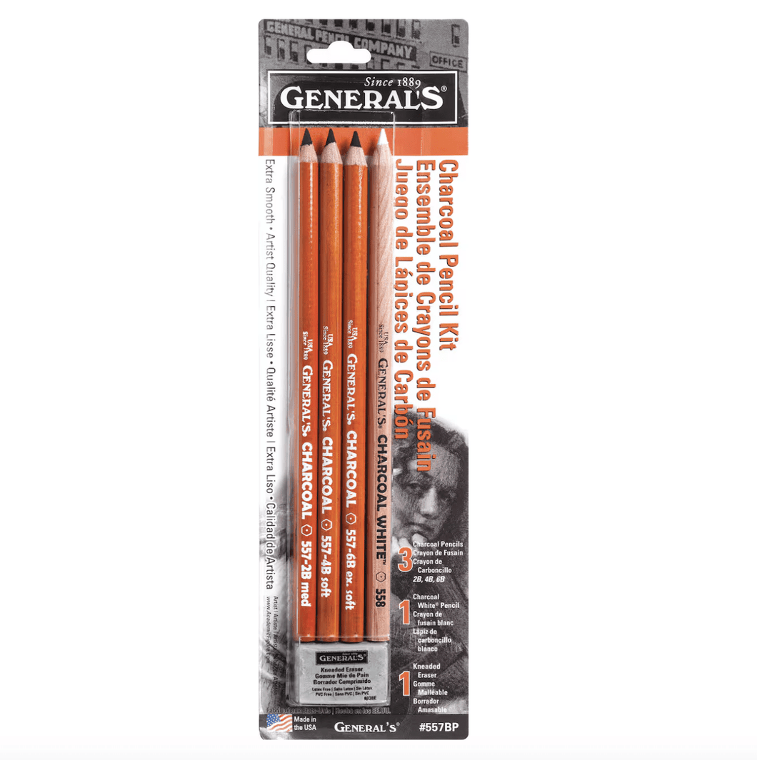 General's Charcoal Pencil Kit - These Hands Makers Collective