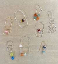 Load image into Gallery viewer, SEPT 26th - Geometric Wire and Bead Earrings Workshop