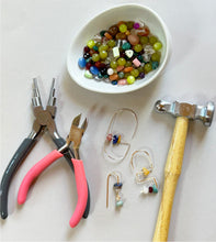 Load image into Gallery viewer, SEPT 26th - Geometric Wire and Bead Earrings Workshop