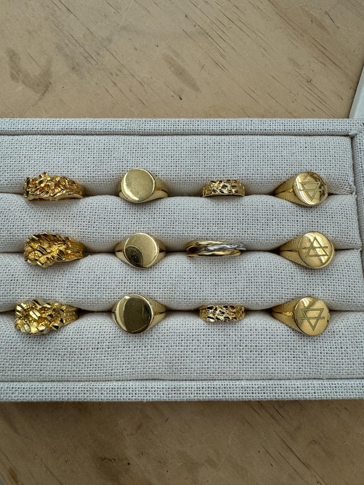 Gold Plated Brass Rings - These Hands Makers Collective