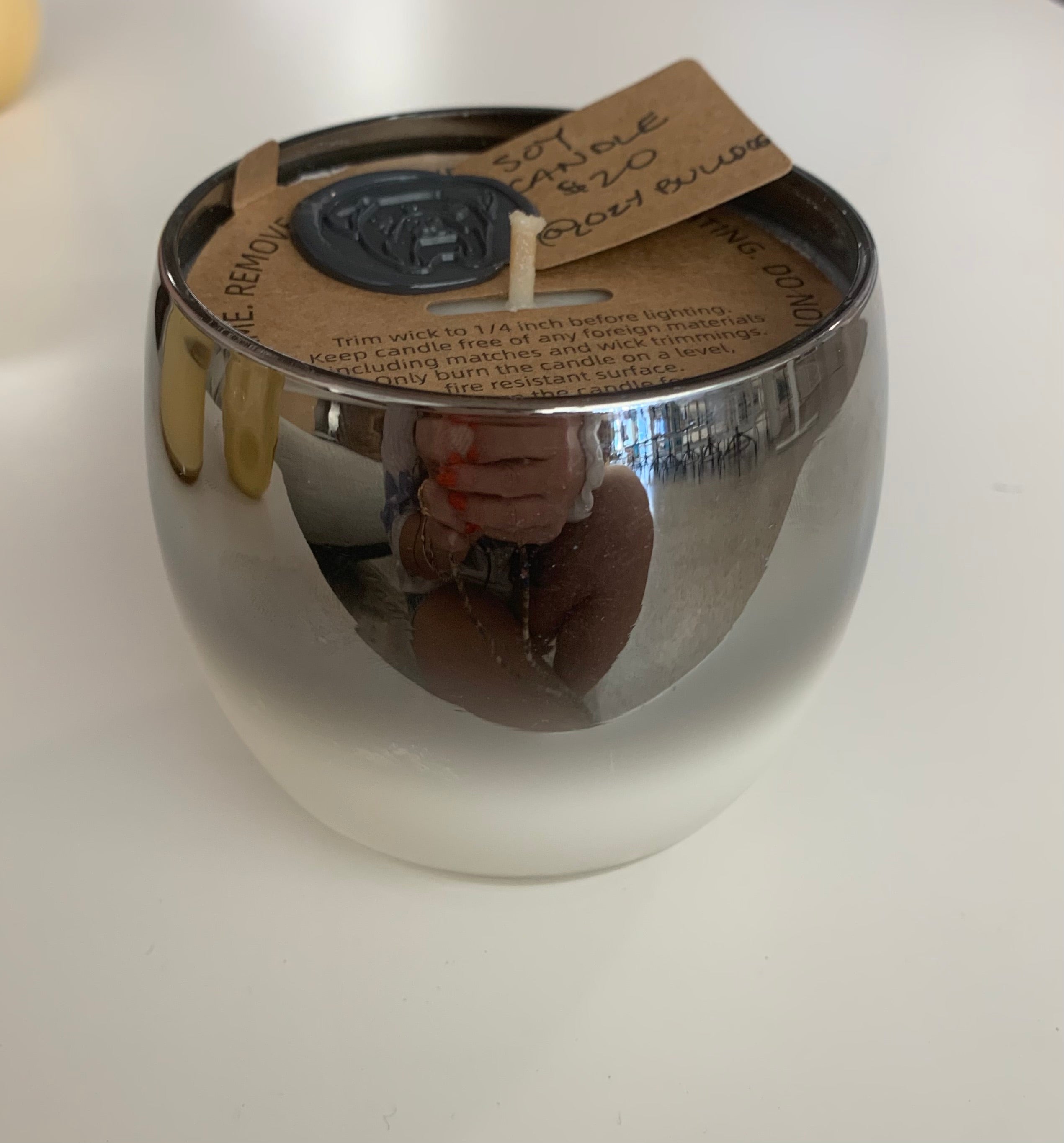 Hand Poured Single Wick Candle - French Lilac - These Hands Makers Collective